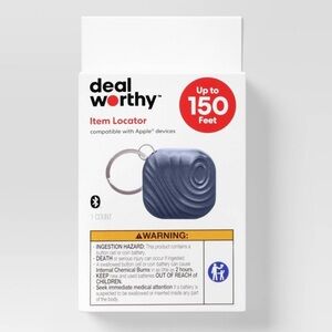 Air Tags Deal Worthy Black Item Locator compatible with Apple